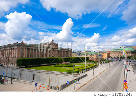 スウェーデン ストックホルム 国会議事堂 スウェーデン ストックホルム 国会議事堂 117055245