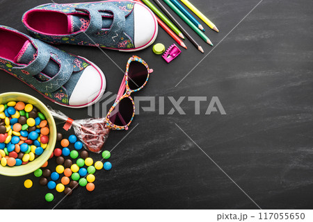 kid's stuff and sweets 117055650