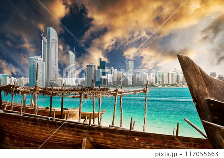 view of the bay with tall buildings and boats 117055663