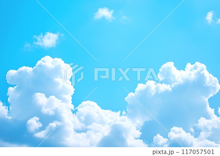 青空と雲・晴天の日「AI生成画像」 青空と雲・晴天の日「AI生成画像」 117057501