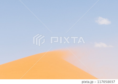 Dune 45 amid a sandstorm 117058037