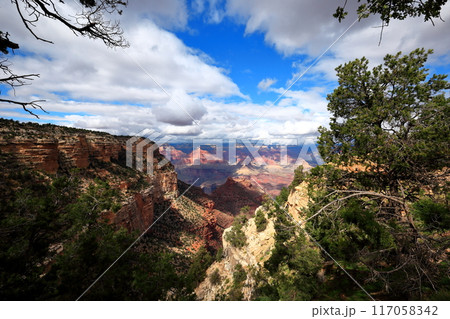 アメリカ、アリゾナ州のグランドキャニオンの絶景 アメリカ、アリゾナ州のグランドキャニオンの絶景 117058342