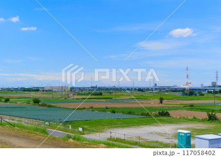 千葉県松戸市矢切の風景2024年7月 千葉県松戸市矢切の風景2024年7月 117058402