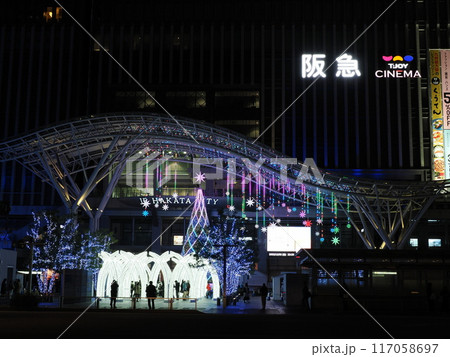 福岡クリスマスアドベント　JR博多駅前　福岡県福岡市中博多区博多駅前 117058697