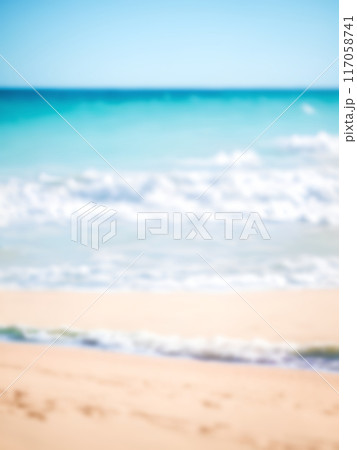 海のピンボケ写真「AI生成画像」 117058741