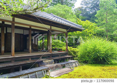 新緑の京都　青蓮院　相阿弥の庭と華頂殿 117060098