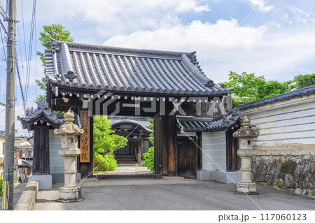 京都　得浄明院　山門 117060123