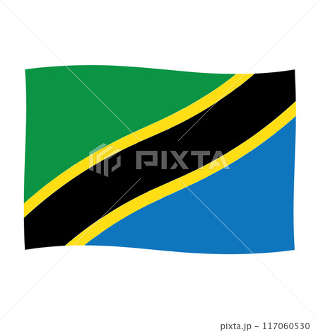 Tanzania state flag icon 117060530