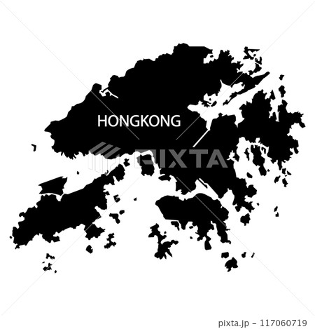Hong Kong map Hong Kong map 117060719