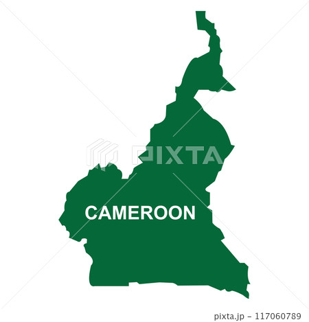 Cameroon map 117060789