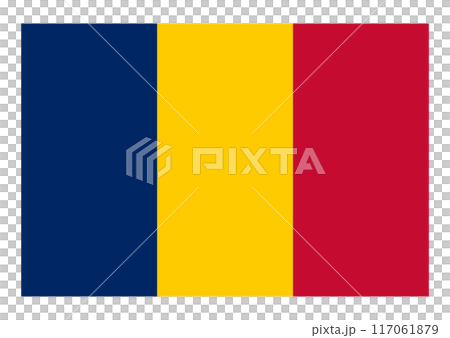 National flag Chad National flag Chad 117061879