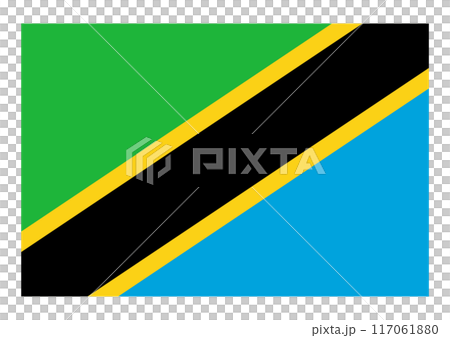 National flag tanzania National flag tanzania 117061880