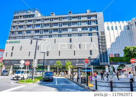 東京都大田区の都市風景　蒲田駅 117062071