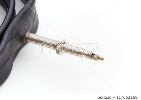 仏式バルブ　フレンチバルブ　プレスタバルブ（自転車のバルブの種類） 117062169