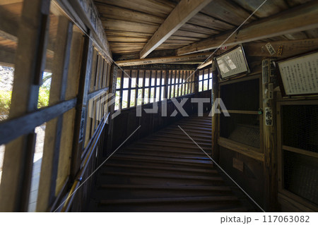 会津さざえ堂 (円通三匝堂)の螺旋階段 会津さざえ堂 (円通三匝堂)の螺旋階段 117063082