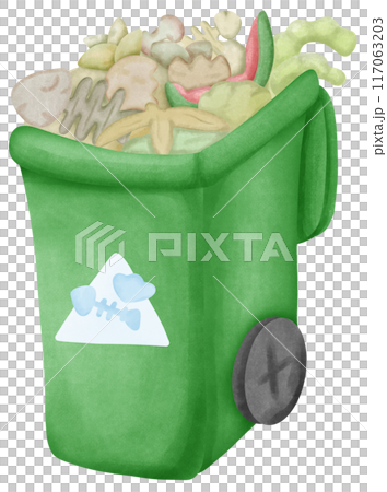 trash can wet trash can wet 117063203