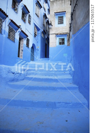 モロッコのシェフシャウエン モロッコのシェフシャウエン 117063517