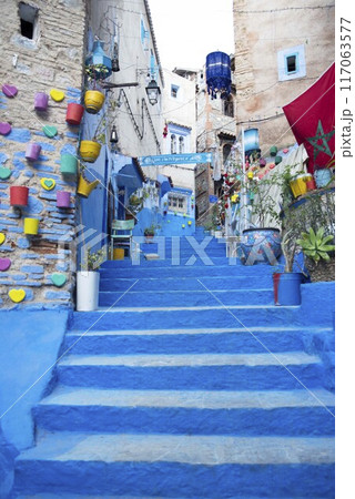 モロッコのシェフシャウエン 117063577