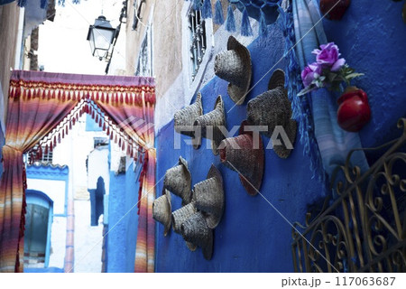 モロッコのシェフシャウエン 117063687