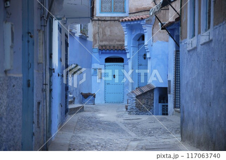 モロッコのシェフシャウエン モロッコのシェフシャウエン 117063740