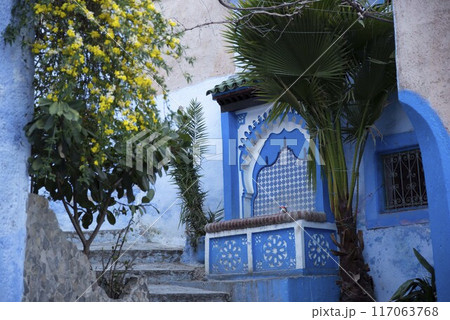 モロッコのシェフシャウエン 117063768