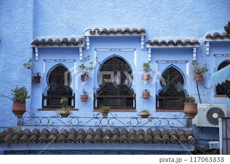 モロッコのシェフシャウエン 117063838