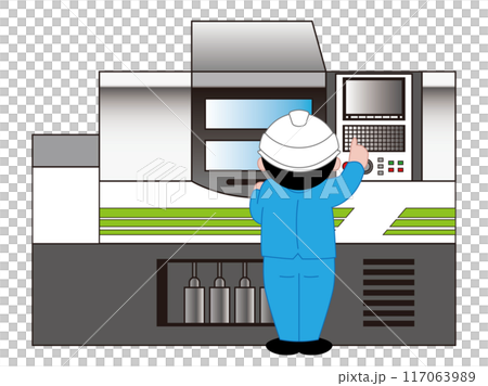 在工廠工作的人的向量圖 在工廠工作的人的向量圖 117063989