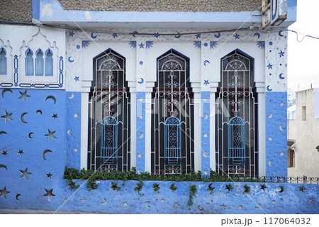 モロッコのシェフシャウエン 117064032