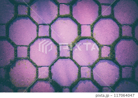 Abstract stone background. Stone paving purple texture background Abstract stone background. Stone paving purple texture background 117064047