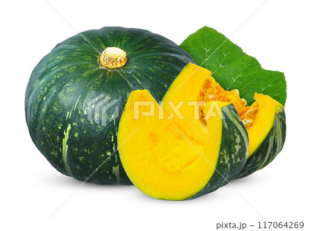 pumpkin isolated on white background 117064269
