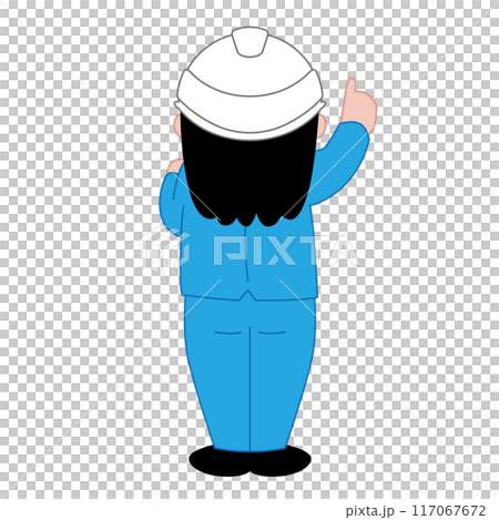 作業中の工員のベクターイラスト 作業中の工員のベクターイラスト 117067672