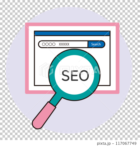 WebサイトのSEO対策のアイコン 117067749