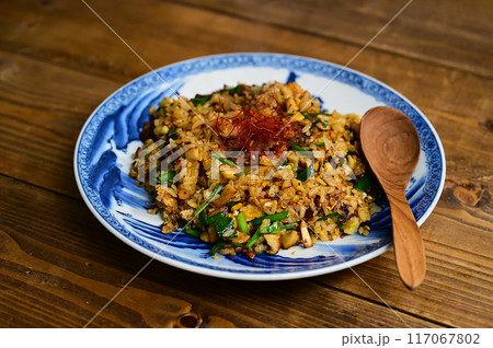 ニラキムチ炒飯 117067802
