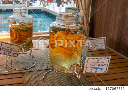 沖縄恩納村にあるシェラトン沖縄のデトックスウォーター 沖縄恩納村にあるシェラトン沖縄のデトックスウォーター 117067881