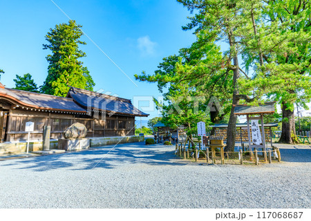 夏の阿蘇神社　熊本県阿蘇市 117068687