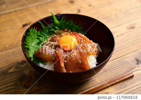海鮮漬け丼 117068818