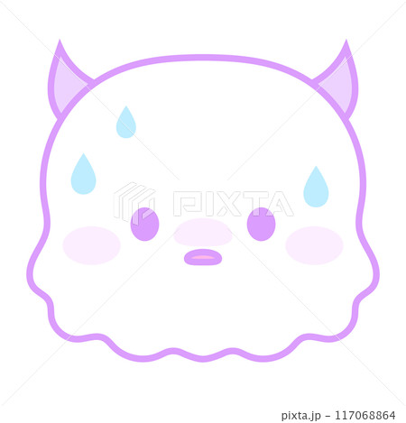 汗をかくシーツスライムおばけ　 117068864