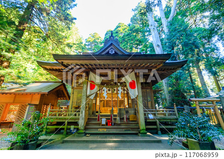 夏の幣立神宮 熊本県山都町 夏の幣立神宮 熊本県山都町 117068959