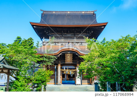 夏の阿蘇神社 熊本県阿蘇市 夏の阿蘇神社 熊本県阿蘇市 117068994