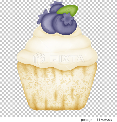 Cupcake Blackcurrant Cupcake Blackcurrant 117069031