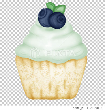 Cupcake blueberry Cupcake blueberry 117069033