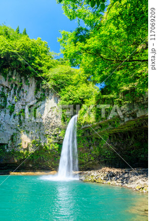 夏のうのこの滝　宮崎県五ヶ瀬町 117069209