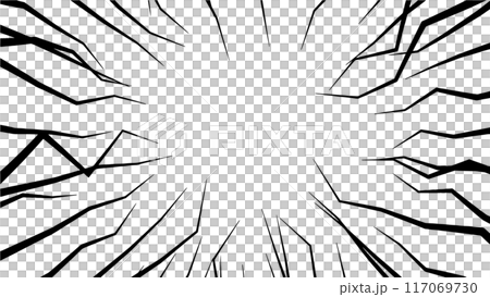 Convergent lines that can be used for horror manga expressions, spooky and scary effects, white background Convergent lines that can be used for horror manga expressions, spooky and scary effects, white background 117069730
