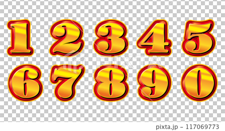 ゴールドの数字 ゴールドの数字 117069773