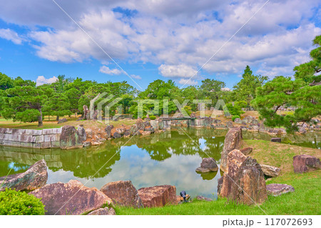 二条城 日本庭園 石垣 門 二条城 日本庭園 石垣 門 117072693