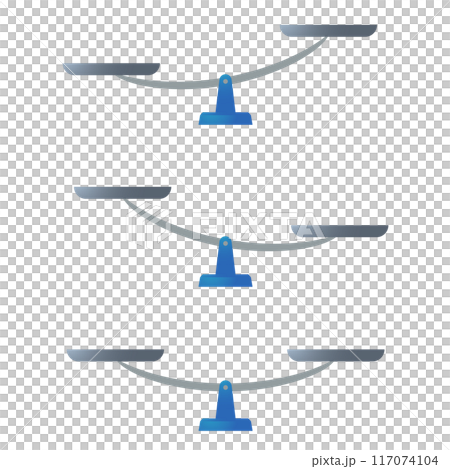 Illustration of upper balance Illustration of upper balance 117074104