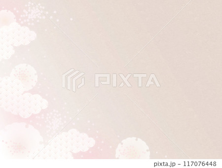 背景素材-和柄桜2024-12テク 117076448