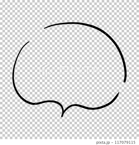 簡單的筆手寫語音氣泡向量 簡單的筆手寫語音氣泡向量 117079115