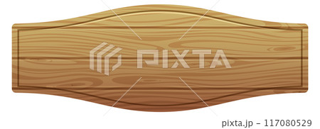 Wooden frame. Western game menu sign element 117080529