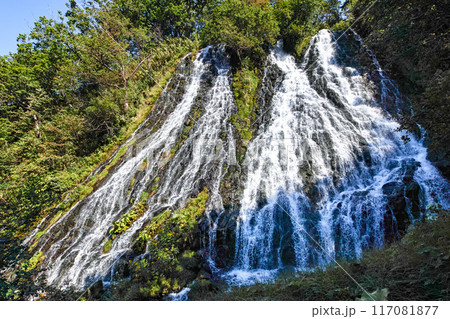 北海道/ 北海道を代表する名瀑 夏の知床「オシンコシンの滝」 117081877